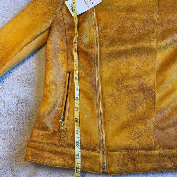 Desigual - Tan Chaq Merlin Suede Jacket - 6 - Picture 8 of 14